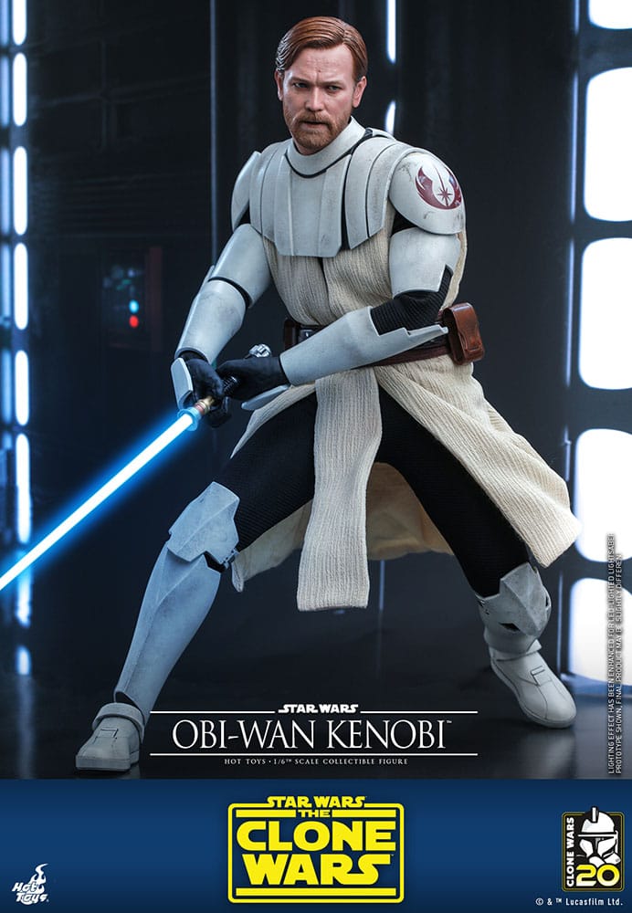 Hot Toys Star Wars Attack Of The Clones 20th Anniversary 1/6 Scale Obi-Wan Kenobi