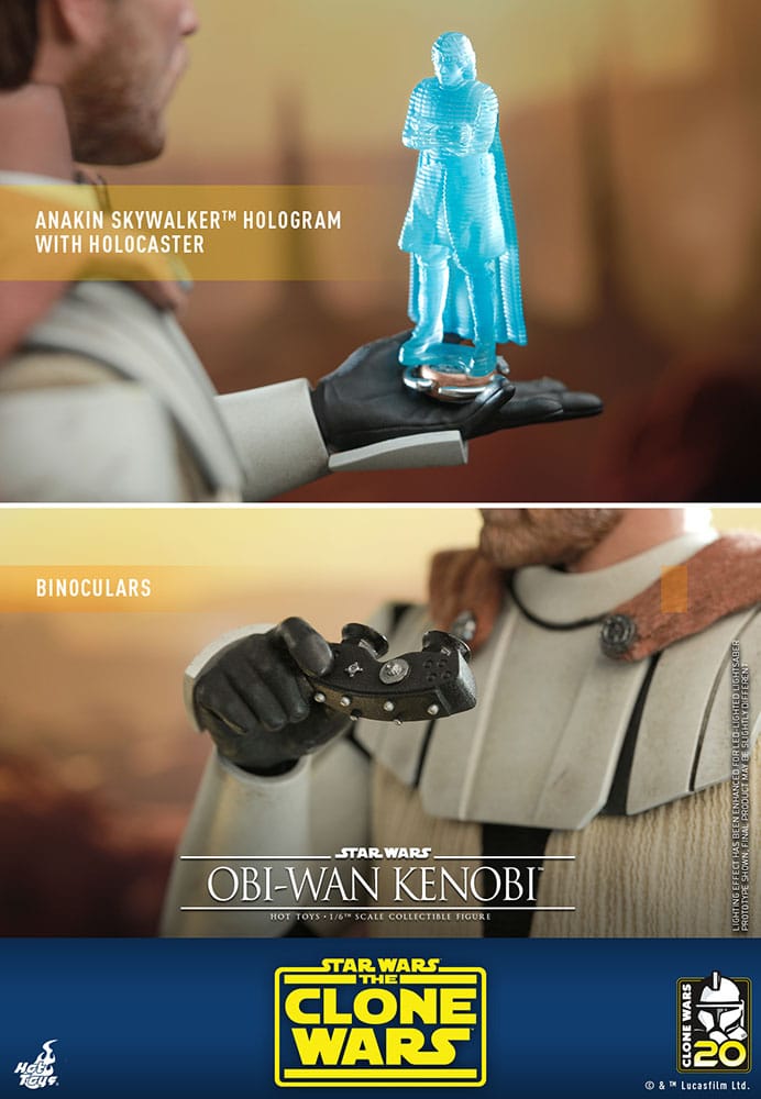 Hot Toys Star Wars Attack Of The Clones 20th Anniversary 1/6 Scale Obi-Wan Kenobi