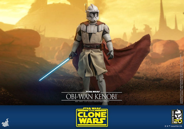Hot Toys Star Wars Attack Of The Clones 20th Anniversary 1/6 Scale Obi-Wan Kenobi