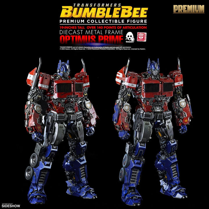 Threezero Transformers Bumblebee Movie Optimus Prime Premium Figure