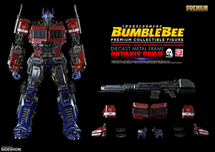Threezero Transformers Bumblebee Movie Optimus Prime Premium Figure