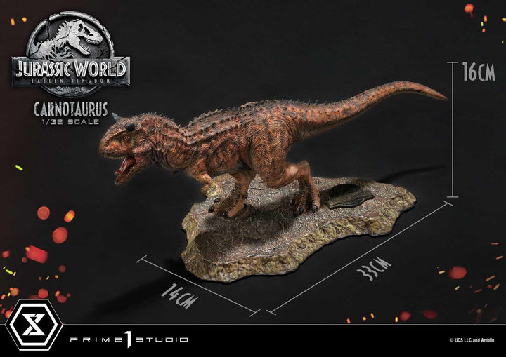 Jurassic World Fallen Kingdom Prime Collectibles PVC Statue 1/38 Scale Carnotaurus