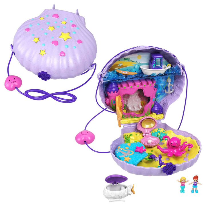 Polly Pocket Tiny Power Seashell Purse Playset