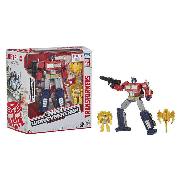 Transformers Generations WFC Optimus Prime Battle 3 Pack Action Figures