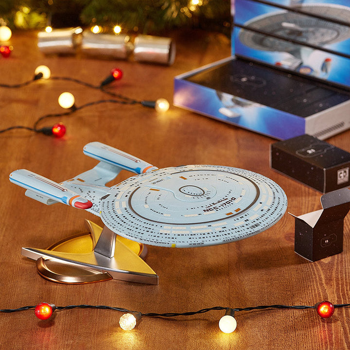 Official Star Trek USS Enterprise (NCC-1701-D) Countdown Character Advent Calendar