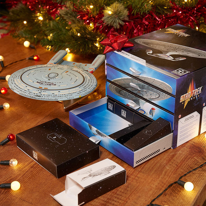 Official Star Trek USS Enterprise (NCC-1701-D) Countdown Character Advent Calendar