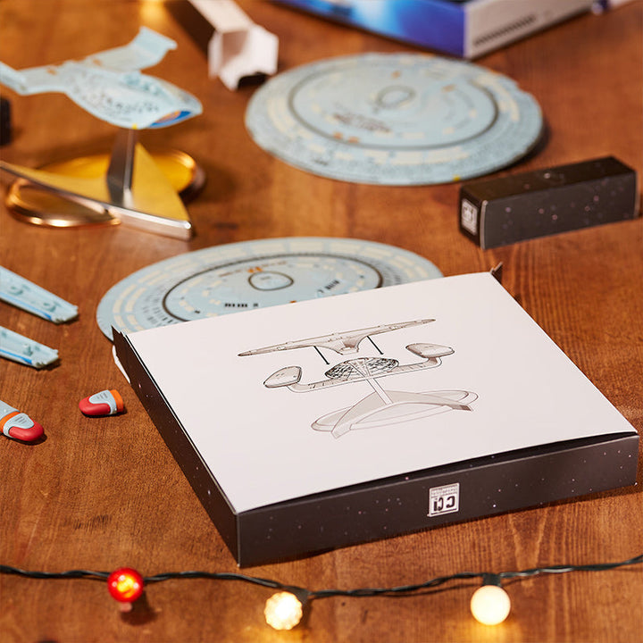 Official Star Trek USS Enterprise (NCC-1701-D) Countdown Character Advent Calendar