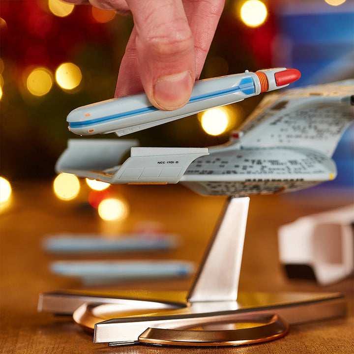 Official Star Trek USS Enterprise (NCC-1701-D) Countdown Character Advent Calendar