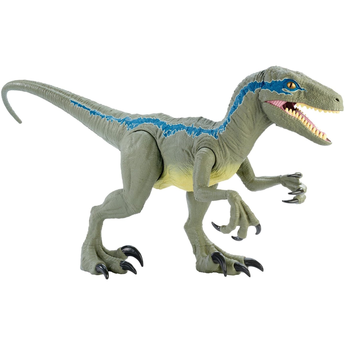 Jurassic World Large Dinosaur Figure Super Colossal Velociraptor Blue