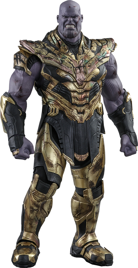 Hot Toys Marvel Avengers: Endgame Movie Masterpiece 1/6 Scale Action Figure Thanos Battle Damaged Version