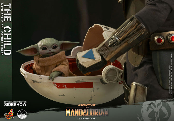 Hot Toys Star Wars The Mandalorian Action Figure 1/4 The Child, Infinity Collectables