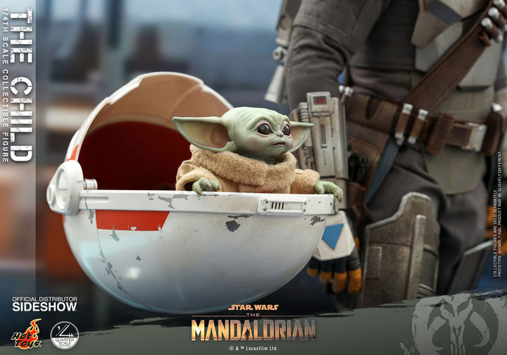 Hot Toys Star Wars The Mandalorian Action Figure 1/4 The Child, Infinity Collectables
