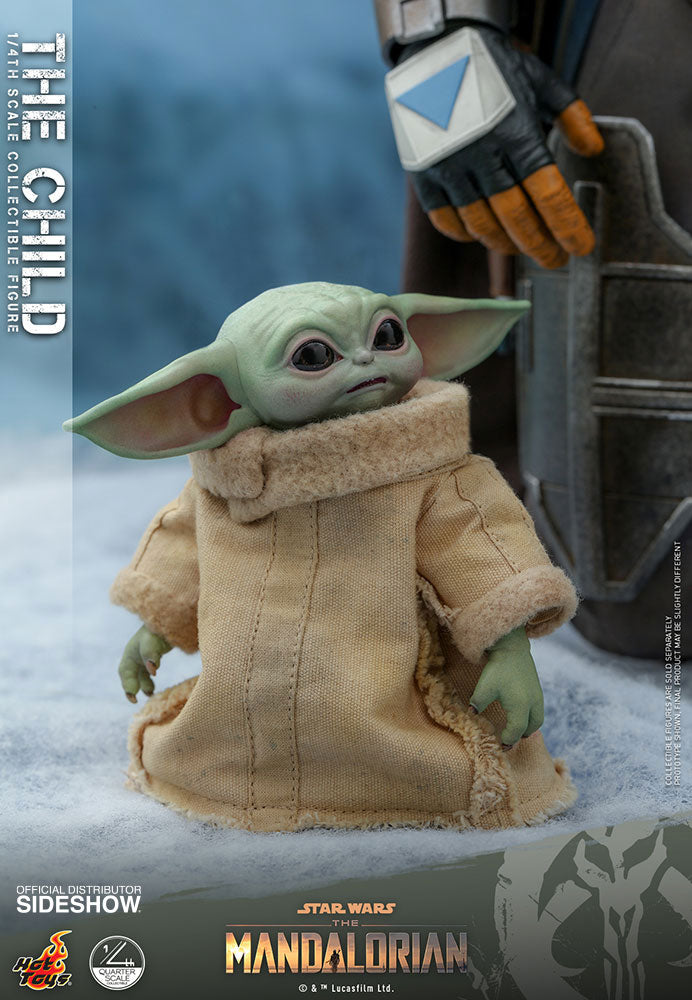 Hot Toys Star Wars The Mandalorian Action Figure 1/4 The Child, Infinity Collectables
