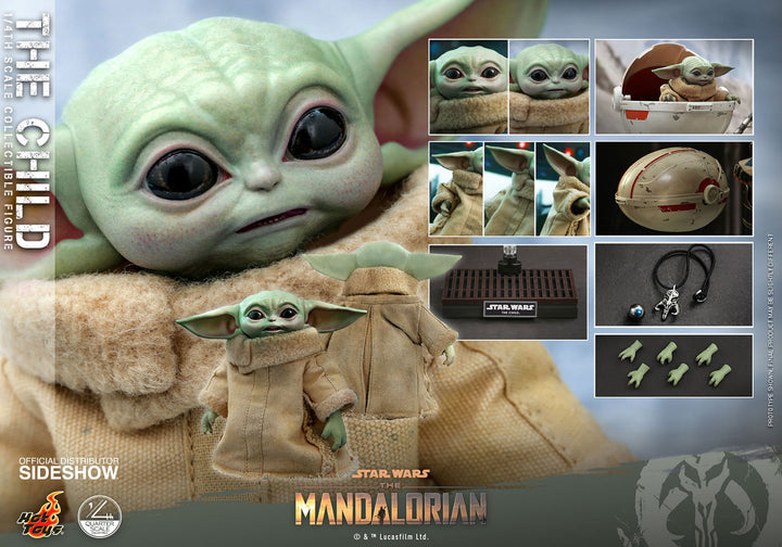 Hot Toys Star Wars The Mandalorian Action Figure 1/4 The Child, Infinity Collectables