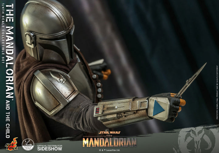 Hot Toys Star Wars The Mandalorian 1/4 Scale Action Figure 2 Pack The Mandalorian & The Child 46 cm