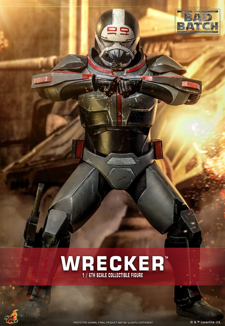 Hot Toys 1/6th Scale Figure Star Wars The Bad Batch Wrecker