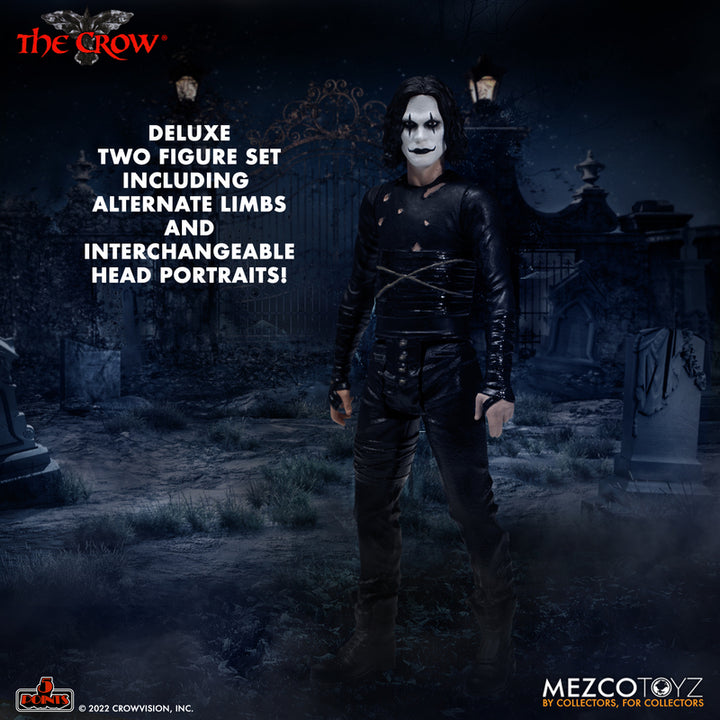 Mezco The Crow 5 Points Deluxe Figure Set