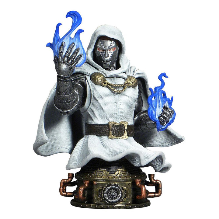 Marvel Comics Previews 40th Anniversary Exclusive White Armor Dr Doom Bust, Infinity Collectables , Uncategorized