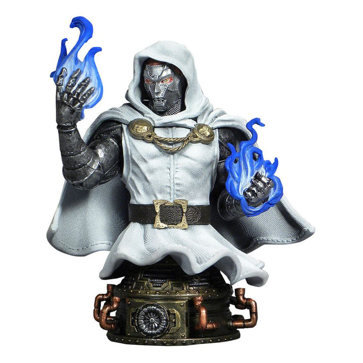 Marvel Comics Previews 40th Anniversary Exclusive White Armor Dr Doom Bust, Infinity Collectables , Uncategorized