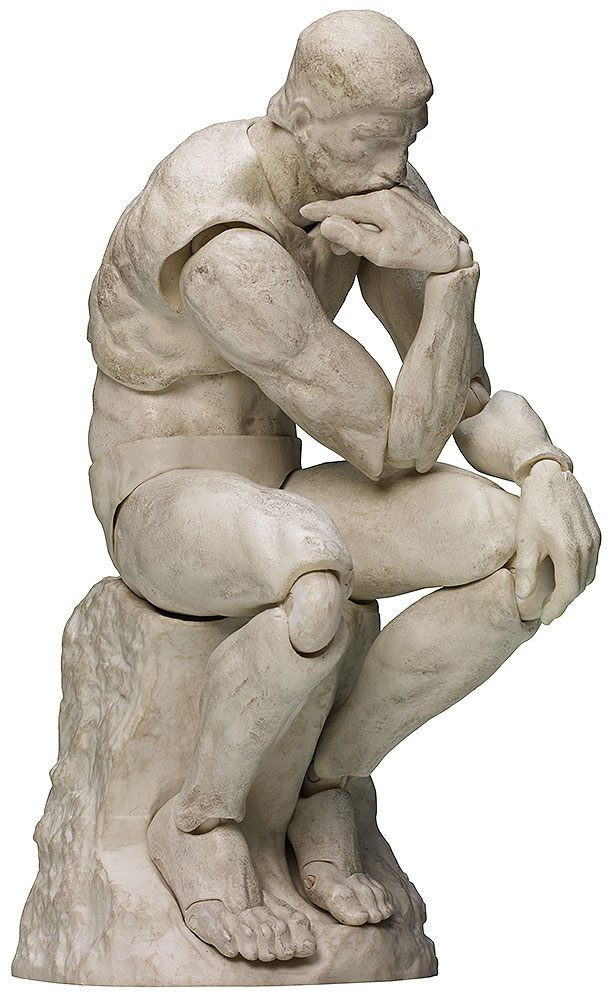 The Table Museum Figma Action Figure The Thinker Plaster Version, Collectables > Anime Collectables, Infinity Collectables