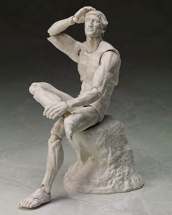 The Table Museum Figma Action Figure The Thinker Plaster Version, Collectables > Anime Collectables, Infinity Collectables