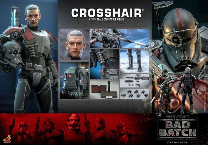 Hot Toys Star Wars The Bad Batch Crosshair 1/6th Scale Figure