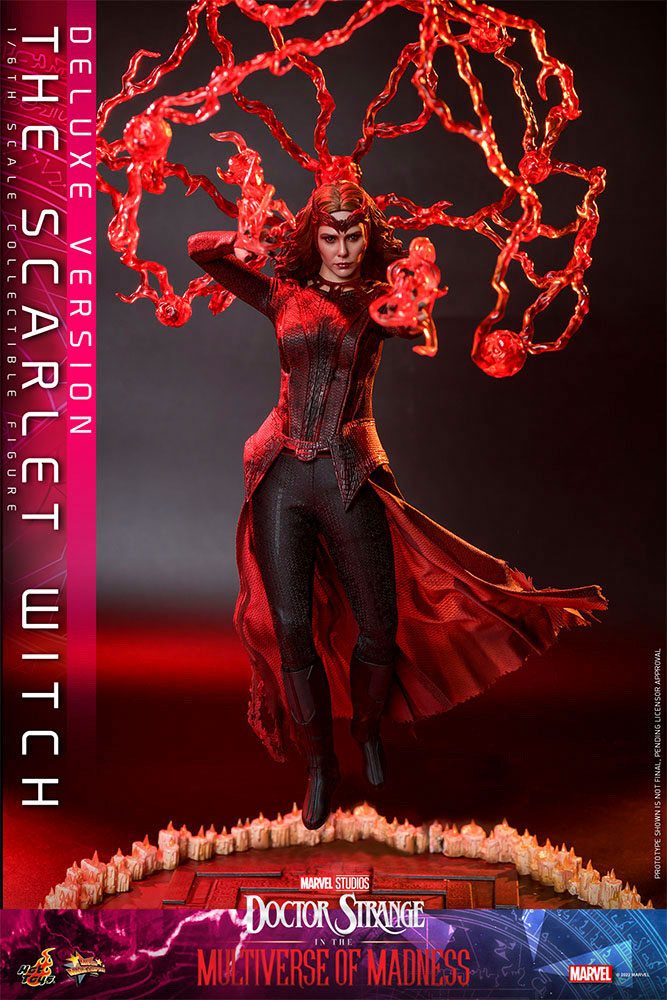 Hot Toys Doctor Strange in the Multiverse of Madness Scarlet Witch Deluxe 1/6th Scale Figure, Infinity Collectables , Uncategorized