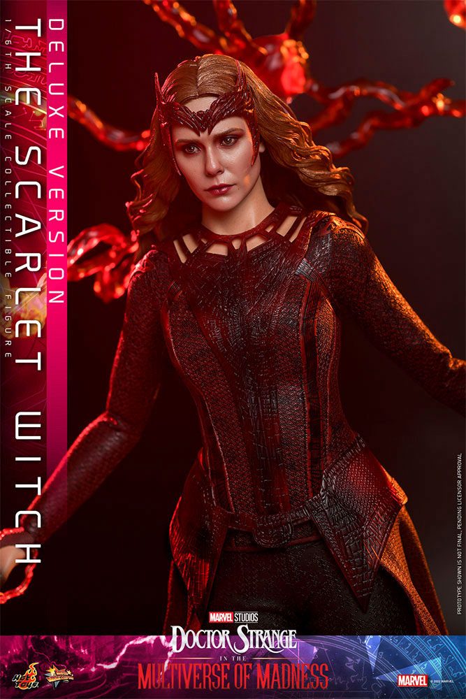 Hot Toys Doctor Strange in the Multiverse of Madness Scarlet Witch Deluxe 1/6th Scale Figure, Infinity Collectables , Uncategorized