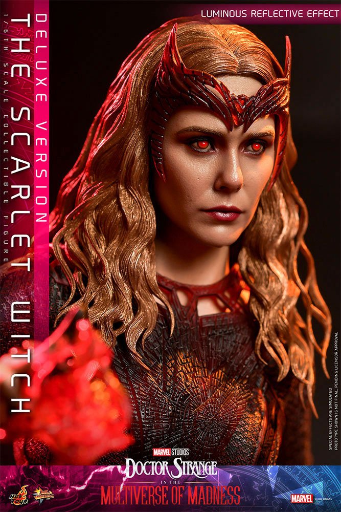 Hot Toys Doctor Strange in the Multiverse of Madness Scarlet Witch Deluxe 1/6th Scale Figure, Infinity Collectables , Uncategorized