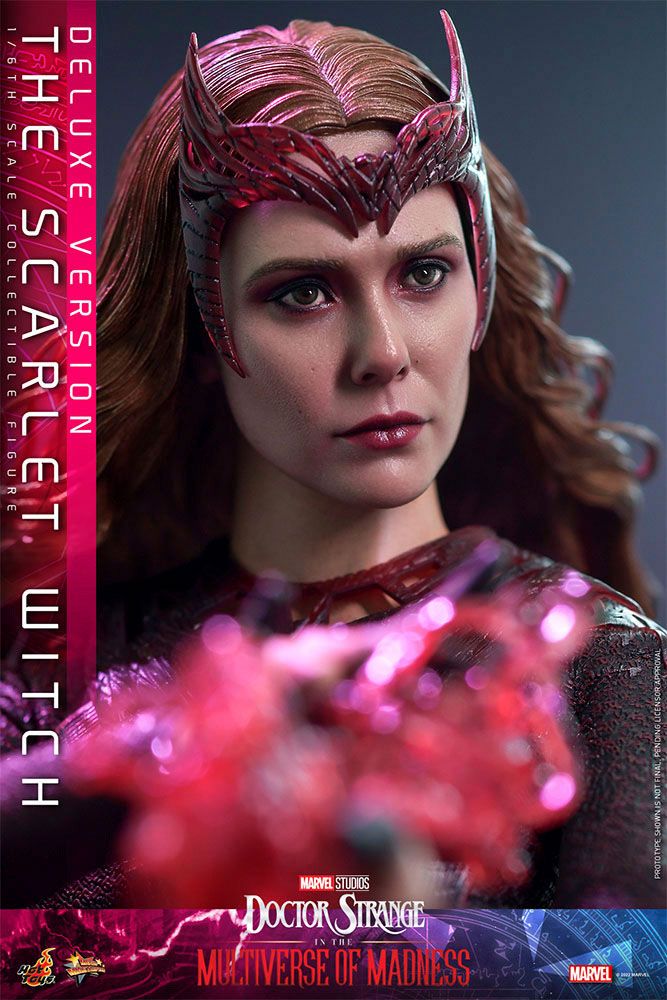 Hot Toys Doctor Strange in the Multiverse of Madness Scarlet Witch Deluxe 1/6th Scale Figure, Infinity Collectables , Uncategorized