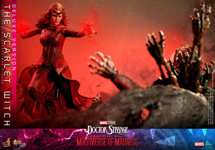 Hot Toys Doctor Strange in the Multiverse of Madness Scarlet Witch Deluxe 1/6th Scale Figure, Infinity Collectables , Uncategorized