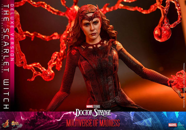 Hot Toys Doctor Strange in the Multiverse of Madness Scarlet Witch Deluxe 1/6th Scale Figure, Infinity Collectables , Uncategorized