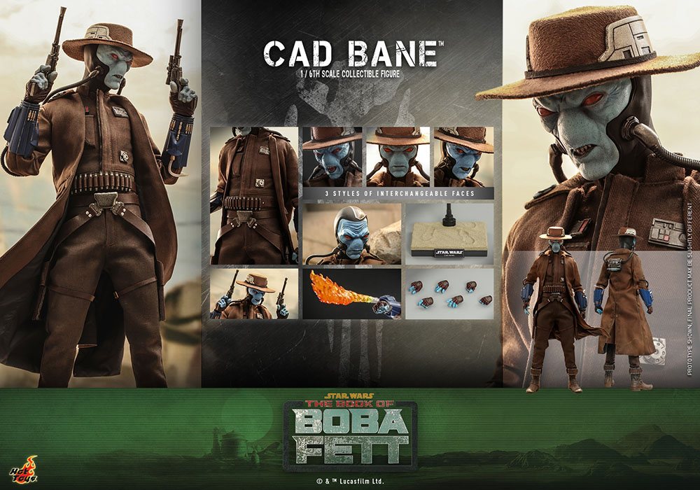Hot Toys Star Wars 1/6 Scale The Book of Boba Fett Action Figure - Cad Bane, Infinity Collectables