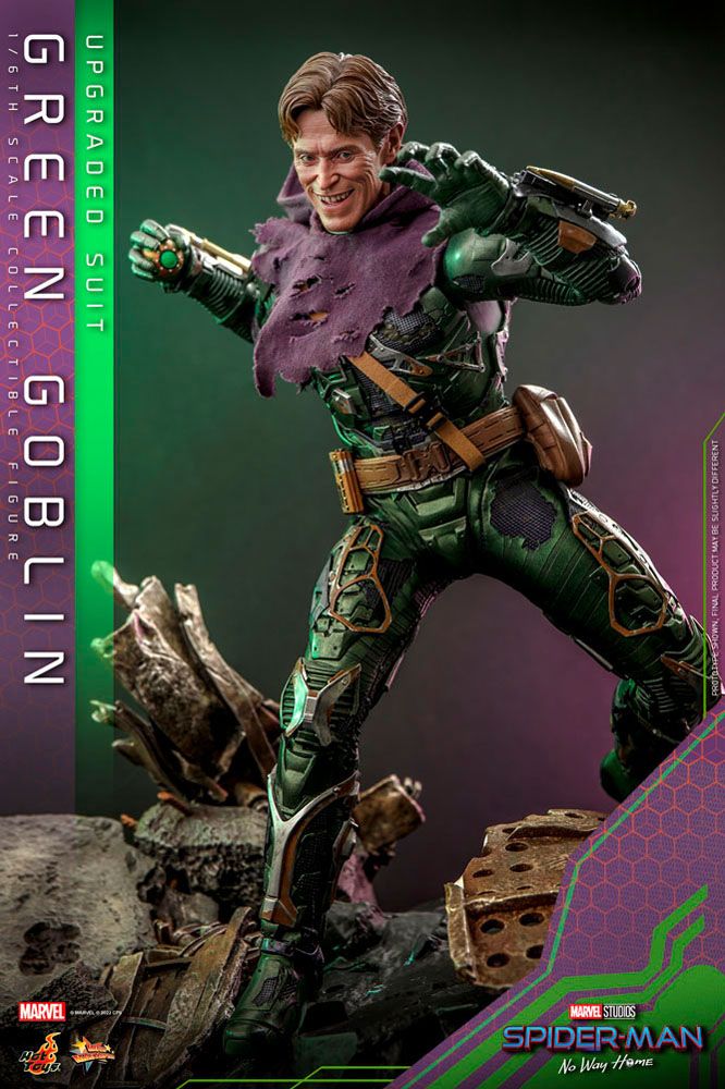 Hot Toys Spider-Man No Way Home  Green Goblin (Upgraded Suit) 1/6th Scale Figure