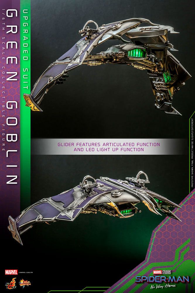 Hot Toys Spider-Man No Way Home  Green Goblin (Upgraded Suit) 1/6th Scale Figure
