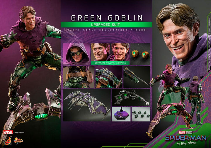 Hot Toys Spider-Man No Way Home  Green Goblin (Upgraded Suit) 1/6th Scale Figure