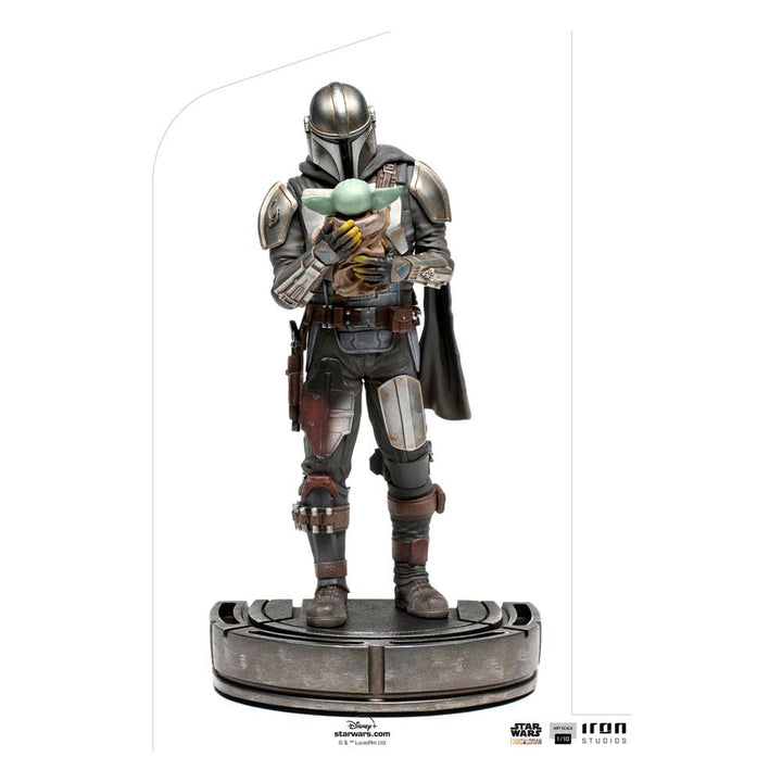 Iron Studios Star Wars The Mandalorian and Grogu 1/10 Deluxe Art Scale Statue