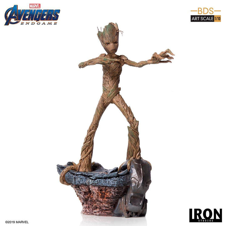 Iron Studios 1/10 Art Scale Statue Avengers Endgame Groot *Exclusive