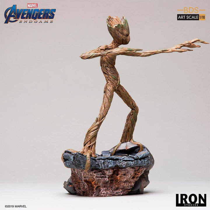 Iron Studios 1/10 Art Scale Statue Avengers Endgame Groot *Exclusive