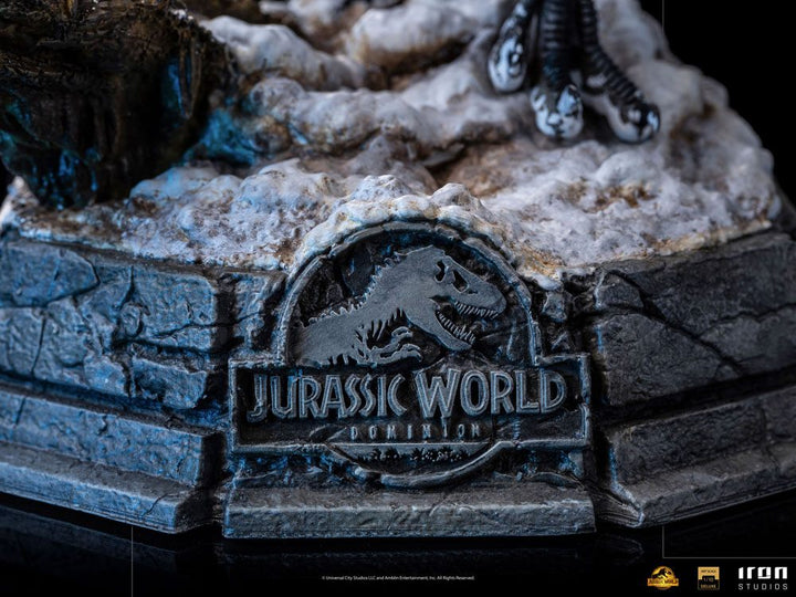 Iron Studios 1/10 Art Scale Statue Jurassic World Dominion Deluxe Blue and Beta, Infinity Collectables