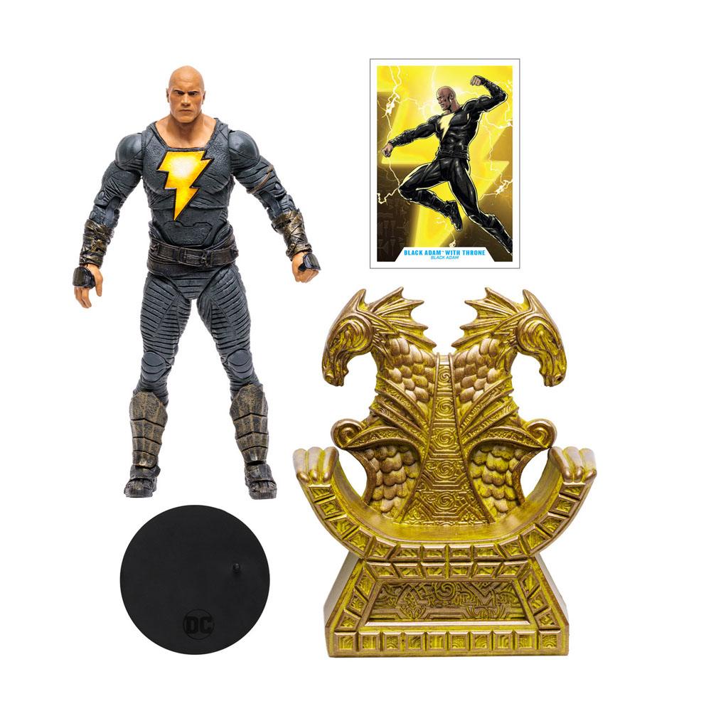 McFarlane DC Black Adam Movie Black Adam with Throne 7" Action Figure
