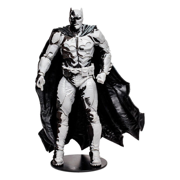 McFarlane DC Direct Black Adam Batman Line Art Variant 7 Inch Action Figure with Comic SDCC Variant, Infinity Collectables