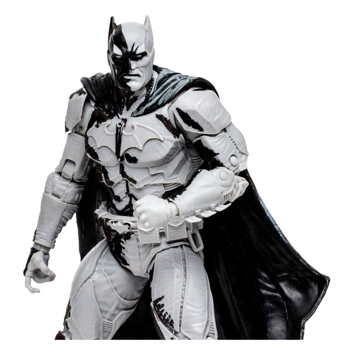 McFarlane DC Direct Black Adam Batman Line Art Variant 7 Inch Action Figure with Comic SDCC Variant, Infinity Collectables