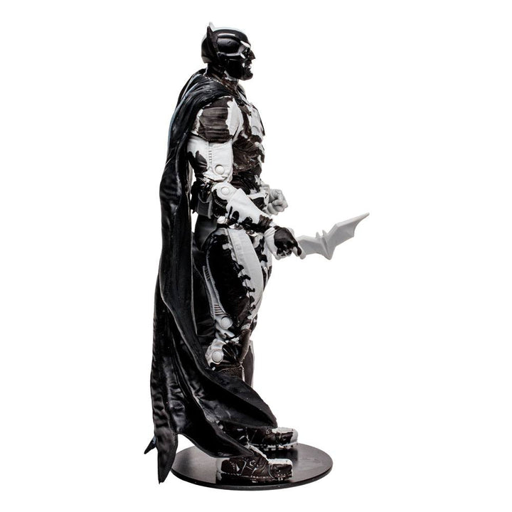 McFarlane DC Direct Black Adam Batman Line Art Variant 7 Inch Action Figure with Comic SDCC Variant, Infinity Collectables