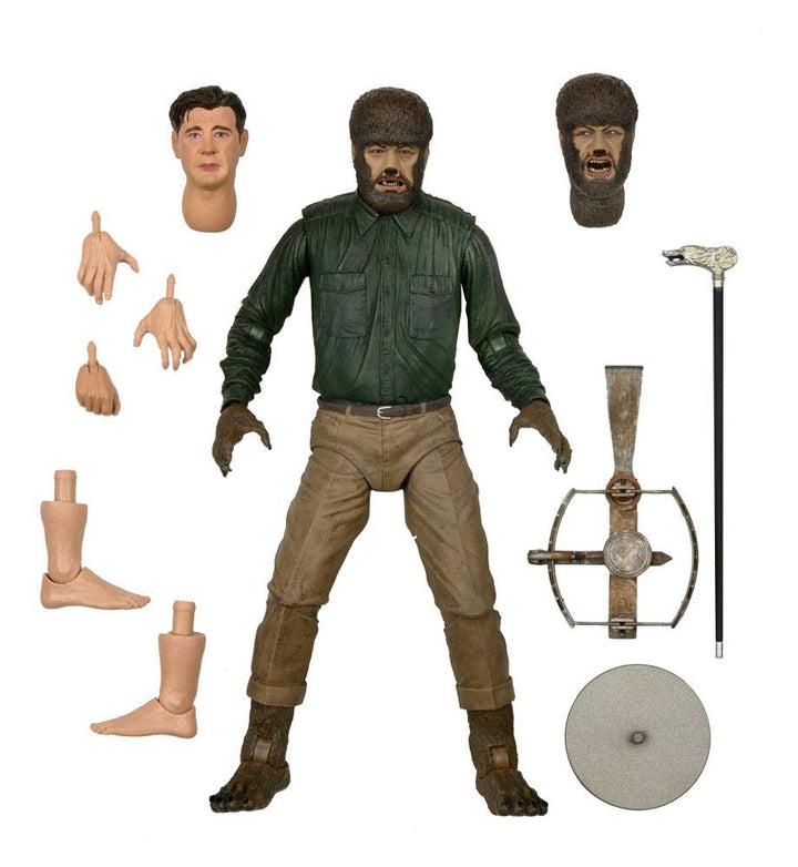 NECA Universal Monsters Ultimate The Wolf Man (Colour) 7" Scale Action Figure