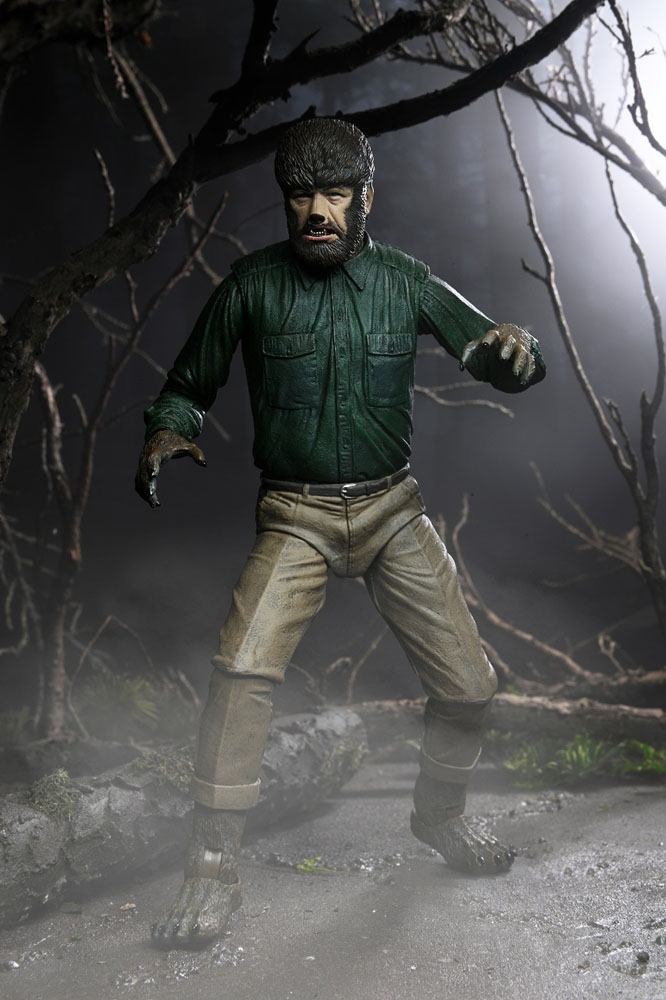NECA Universal Monsters Ultimate The Wolf Man (Colour) 7" Scale Action Figure