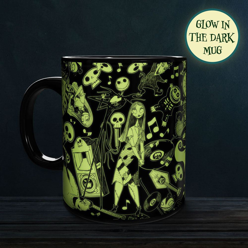 Official Nightmare Before Christmas Glow in the Dark Mug