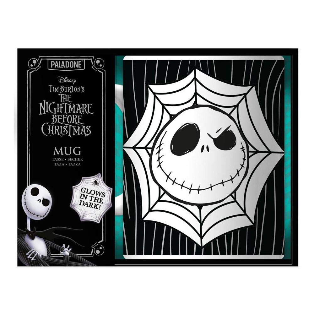 Official Nightmare Before Christmas Jack Skellington Glow In The Dark Mug
