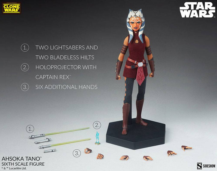 Sideshow Collectibles Star Wars The Clone Wars Ahsoka Tano 1/6 Scale Figure