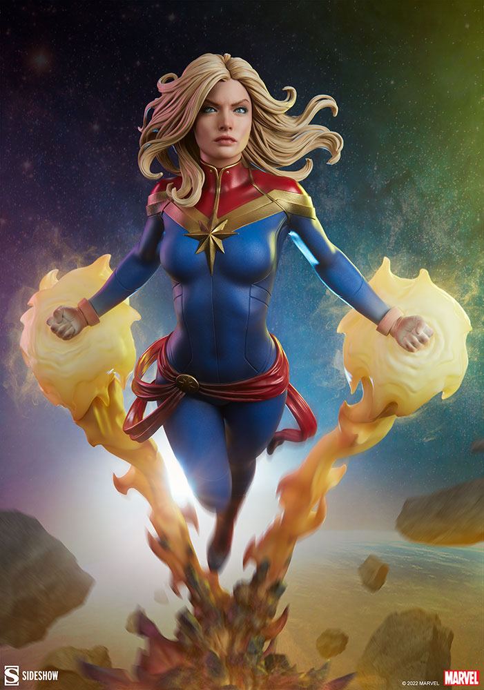 Sideshow Marvel Premium Format Statue Captain Marvel 60 cm, Infinity Collectables , Uncategorized